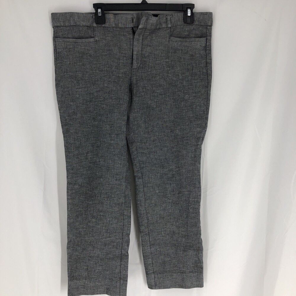 Banana Republic Sloan Grey Straight Fit Ankle Pants, size 14